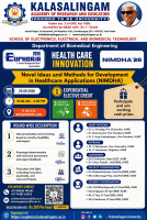Novel Ideas and Methods for Development in Healthcare Applications (NIMDHA'26) Technical Fest Poster